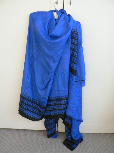 Silk saree sari throw - sari,