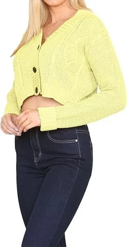 Womens crop cardigan - womens, 3