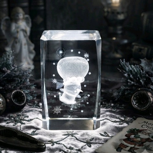 Laser etched crystal art - etched,