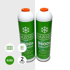 2 x R600a Refrigerant Gas