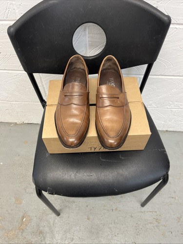 Barker mens brown loafers - mens, slip