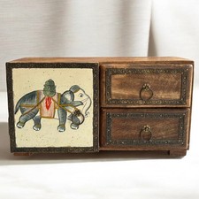 Vintage Indian Hand-Painted