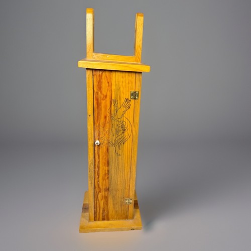 Vtg handcrafted solid wooden - handcrafted,