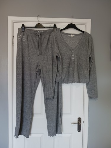 River island light grey - grey, ribbed
