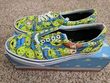 NEW Vans Era Toy Story 4 Aliens Skate Shoe Glow In Dark Pizza Planet Mens RARE