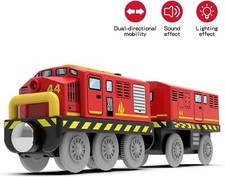 Wooden Train Battery Operated