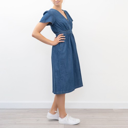 Monsoon denim dress blue - dress,