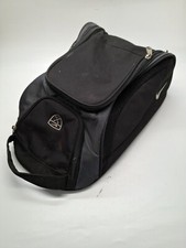Nike Golf Shoe Cleats Travel Storage Bag Black Zip Up Sports Multiple Pockets.