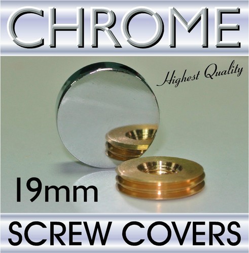 Chrome screw head covers - head,