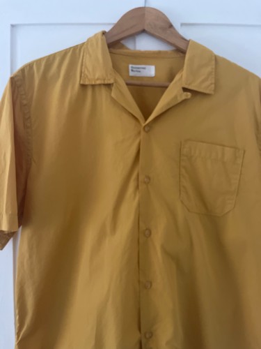 Universal works shirt mustard - universal,