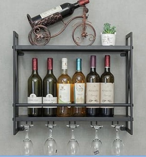 Wall mounted wine rack - wall-mounted, rack,