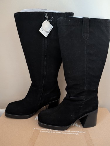 New look black - new, suede