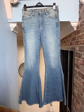 Wrangler x Lainey Wilson Bejeweled Stud Bell Bottoms Western Festival 29x32 New