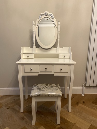 White mirror dressing table - dressing,