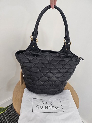 Lulu guinness black quilted - lulu,