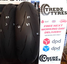 Bridgestone Racing Street RS  190/55/17 &120/70/17 Motorcycle Tyres Partworn  A9