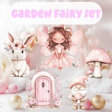 Fairy First Birthday Cutout