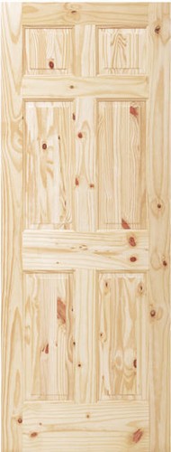 Panel raised knotty pine - 6,