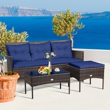 3 PCS Outdoor Rattan