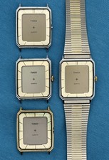 FOUR Vintage 1980s Timex Men's
