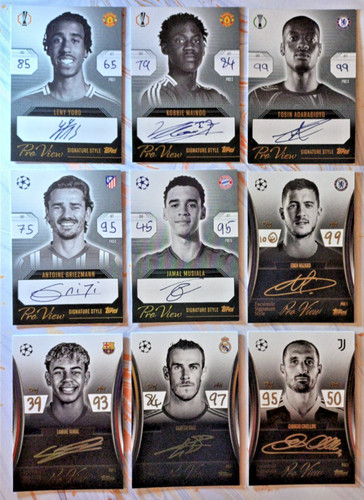 Match attax extra - match, signature