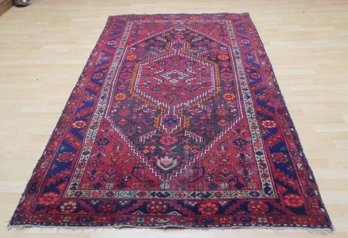 Large carpet rug wool vintage - wool,