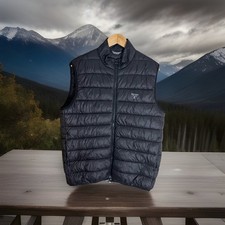 Barbour Men's Quilted Gilet Vest Black Size XL Body Warmer Full Zip