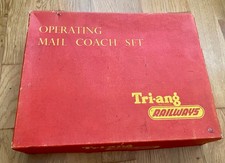 Vintage 1960s Tri-Ang Hornby Railway Operating Royal Mail Train Coach Set