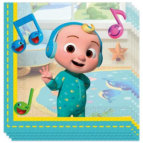 Cocomelon luncheon napkins - cocomelon,
