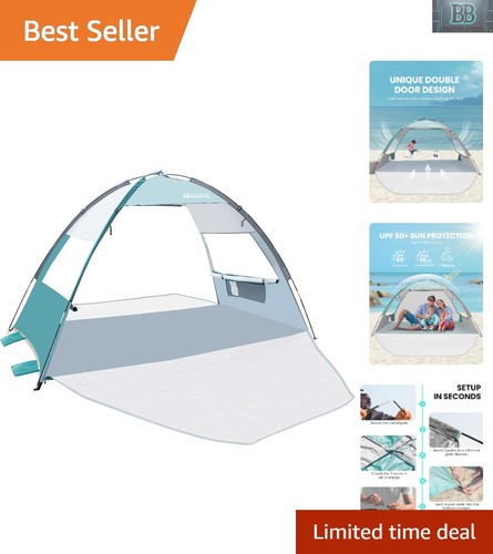 Portable family beach tent - portable, sun