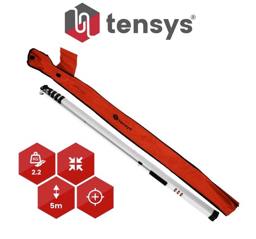 Telescopic height measuring - 5m,