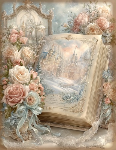 Rice paper decoupage - rice,