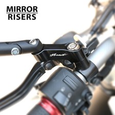 For Honda CB 900F Hornet 01-03 04 05 06 07 Mirrors Riser Extender Adaptor Black
