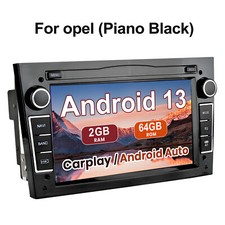 For Vauxhall/Opel Astra Corsa Apple CarPlay Car Radio Stereo GPS Android 14 64G