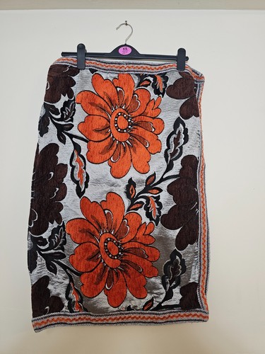 Embroidered flower sofa - embroidered,