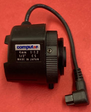 Computar Auto Iris CCTV Lens 4mm F1:1.2 CS Mount 1/3"