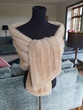 Mink Stole Cape Shawl Scaff