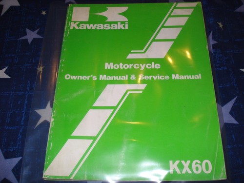 Kawasaki 1986 kx60 - kx60, owner's