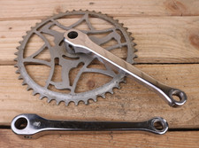 Raleigh Industries 165mm Cottered Crankset 48t Chainset Vintage Retro Steel Bike