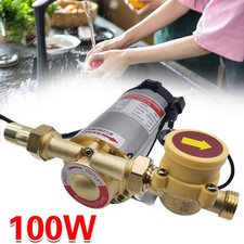 100W Water Pressure Booster Pump Shower Water heater Home Automatic Priming UK