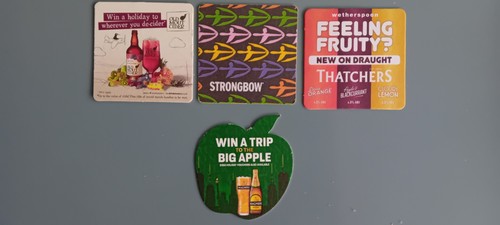 Different cider beer mats - 4,