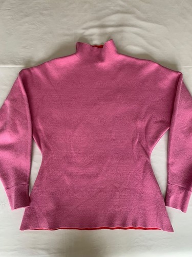 Zara pink high neck knit - pink,