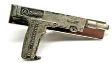 Ramset Nail Gun Tie Clip Powder Actuated Tool Advertising Silver Men's Jewelry