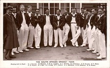 Cricket. South Africe Team 1935. Turog Bread Advert. NOT A POSTCARD.