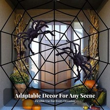 Giant arachnid web set - web,