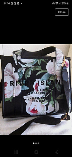River island floral faux - river,