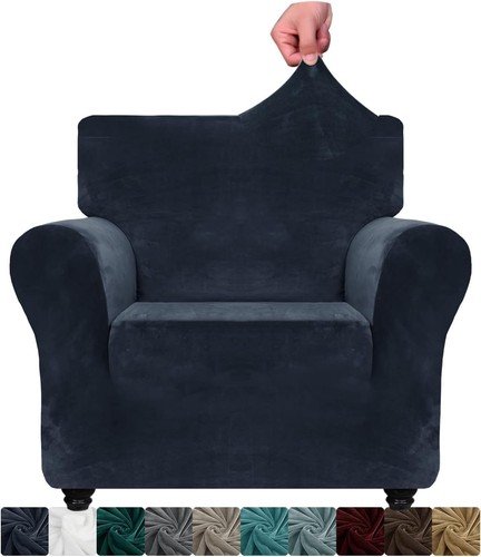 Xineage piece velvet chair - 1,