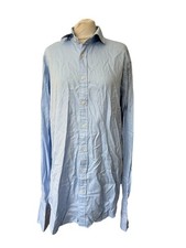 Tm Lewin Shirt Size 17/38 French Cuff Cotton Long Sleeve Men’s 