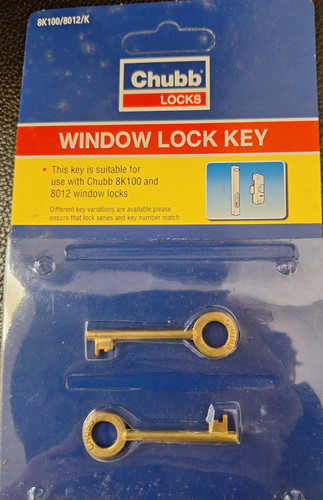 Chubb window lock - , key