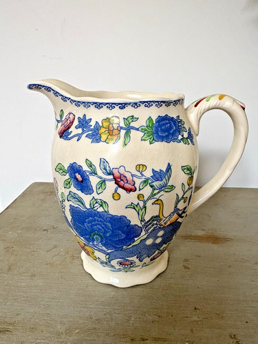 Masons regency ironstone jug - ironstone,